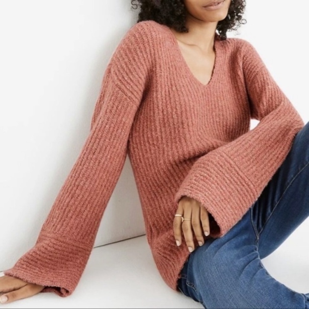 NWT Madewell Heather Rose Abbott Sweater - Size XSmall